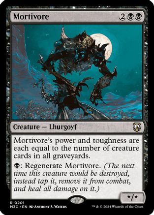 Mortivore (Ripple Foil) (M3C-201) - Modern Horizons 3 Commander Foil - Poke-Collect