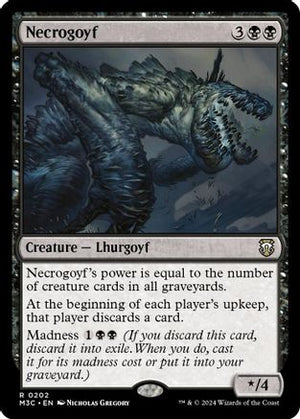 Necrogoyf (Ripple Foil) (M3C-202) - Modern Horizons 3 Commander Foil - Poke-Collect