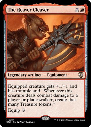 The Reaver Cleaver (Ripple Foil) (M3C-217) - Modern Horizons 3 Commander Foil - Poke-Collect