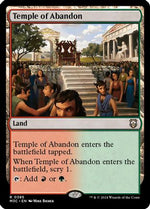 Temple of Abandon (Ripple Foil) (M3C-385) - Modern Horizons 3 Commander Foil - Poke-Collect