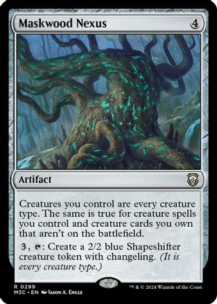 Maskwood Nexus (Ripple Foil) (M3C-299) - Modern Horizons 3 Commander Foil - Poke-Collect