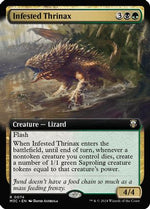 Infested Thrinax (Extended Art) (Ripple Foil) (M3C-074) - Modern Horizons 3 Commander Foil - Poke-Collect