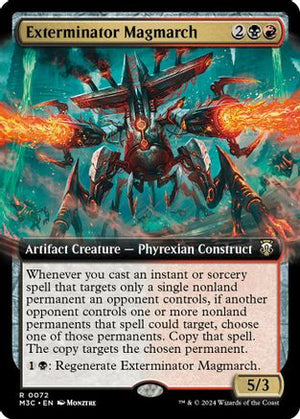 Exterminator Magmarch (Extended Art) (Ripple Foil) (M3C-072) - Modern Horizons 3 Commander Foil - Poke-Collect