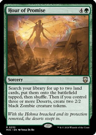 Hour of Promise (Ripple Foil) (M3C-232) - Modern Horizons 3 Commander Foil - Poke-Collect