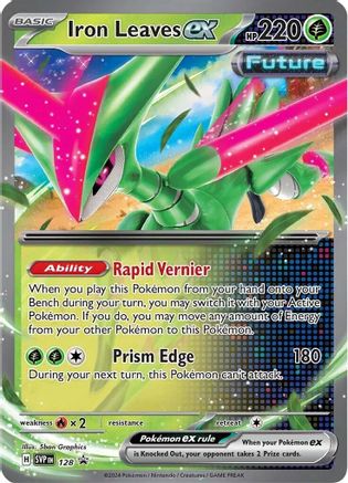Iron Leaves ex - 128 128 - SV Scarlet & Violet Promo Cards Holofoil - Poke-Collect
