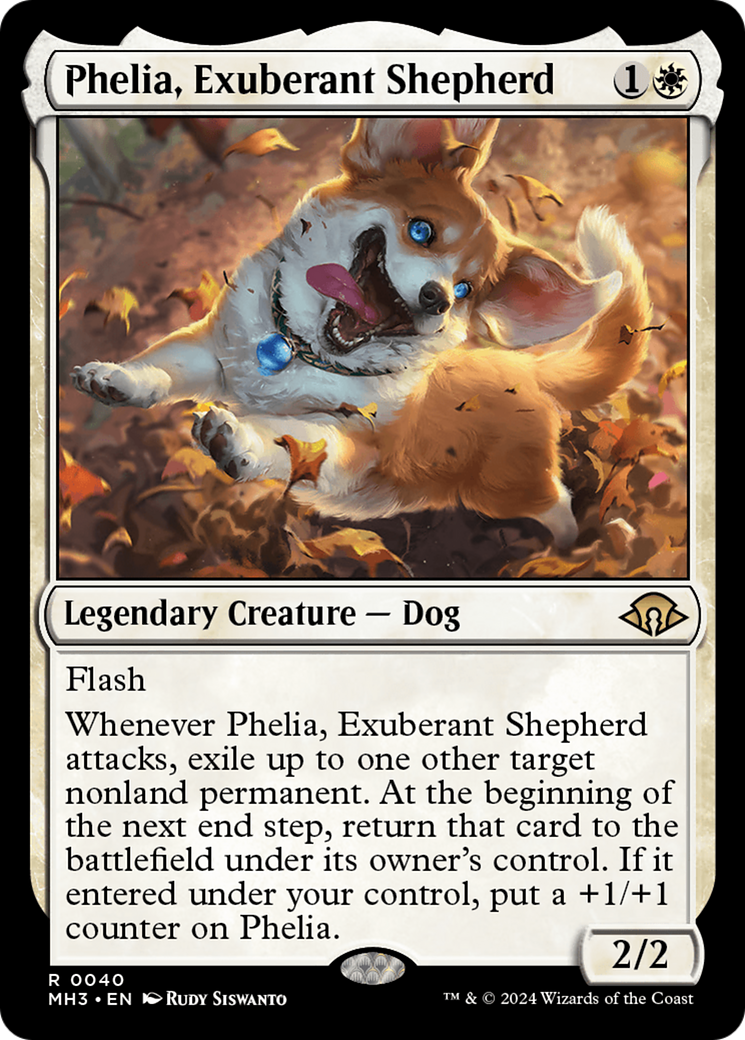 Phelia, Exuberant Shepherd (MH3-040) - Modern Horizons 3 Foil - Poke-Collect