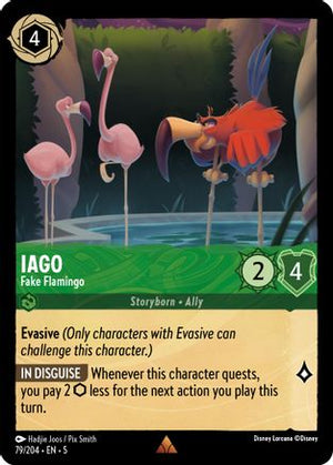 Iago - Fake Flamingo (79/204) - Shimmering Skies Cold Foil