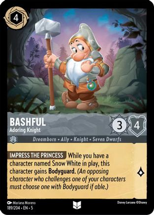 Bashful - Adoring Knight (189/204) - Shimmering Skies Cold Foil