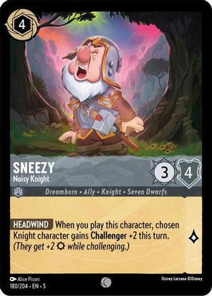 Sneezy - Noisy Knight (180/204) - Shimmering Skies