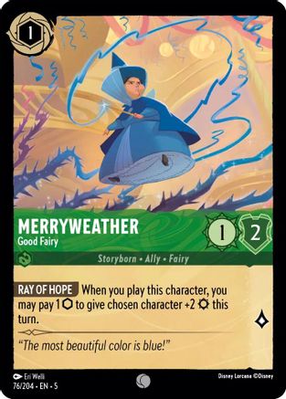 Merryweather - Good Fairy (76/204) - Shimmering Skies Cold Foil - Poke-Collect