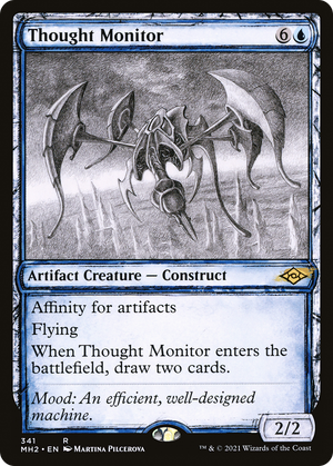 Thought Monitor (MH2-341) - Modern Horizons 2: (Showcase) Foil - Poke-Collect