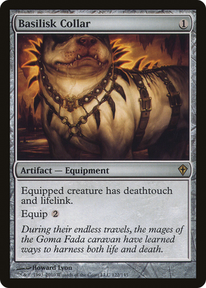 Basilisk Collar (WWK-122) - Worldwake Foil - Poke-Collect