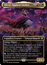 Olivia, Opulent Outlaw (OTC-002) - Outlaws of Thunder Junction Commander (Borderless) - Poke-Collect