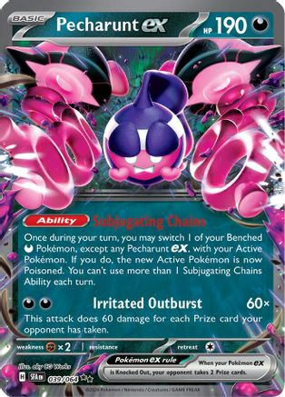 Pecharunt ex - 039/064 39 - SV Shrouded Fable Holofoil - Poke-Collect
