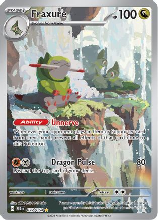 Fraxure - 077/064 77 - SV Shrouded Fable Holofoil - Poke-Collect