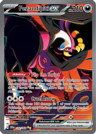 Fezandipiti ex - 092/064 92 - SV Shrouded Fable Holofoil - Poke-Collect
