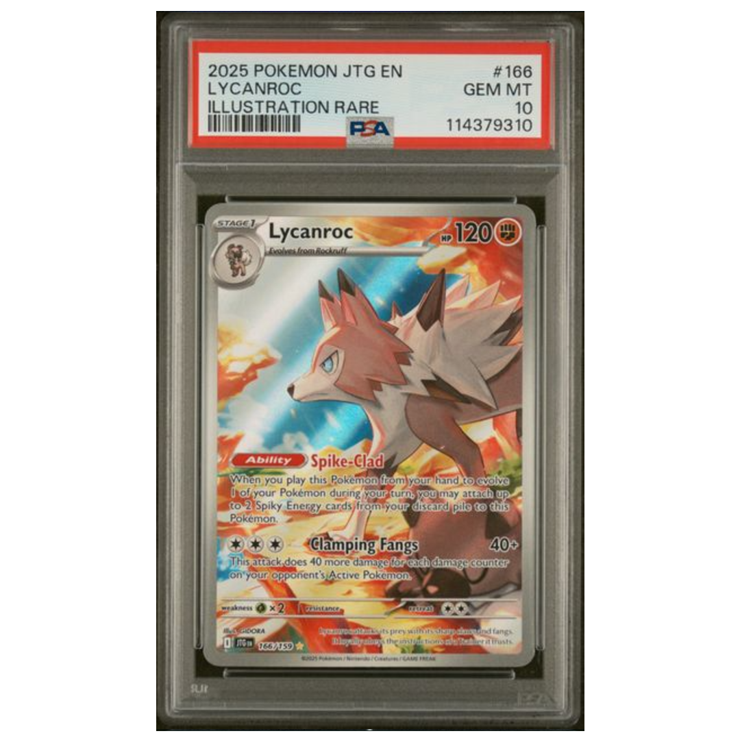 Lycanroc IR Journey Together #166 PSA 10 - Poke-Collect