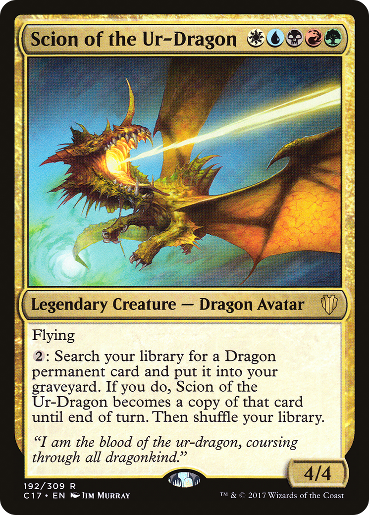 Scion of the Ur-Dragon (C17-192) - Commander 2017 - Poke-Collect