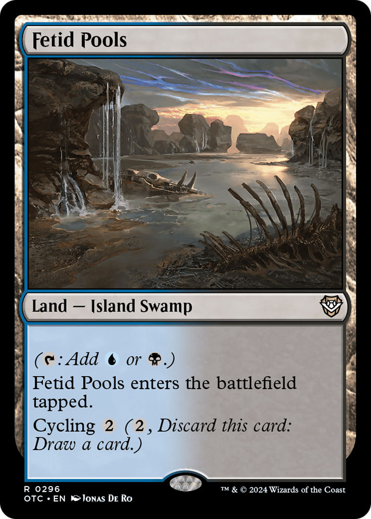 Fetid Pools (OTC-296) - Outlaws of Thunder Junction Commander - Poke-Collect