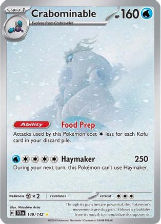 Crabominable - 149/142 149 - SV07 Stellar Crown Holofoil - Poke-Collect