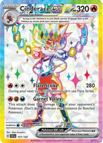 Cinderace ex - 157/142 157 - SV07 Stellar Crown Holofoil - Poke-Collect