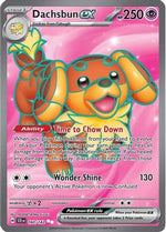 Dachsbun ex - 160/142 160 - SV07 Stellar Crown Holofoil - Poke-Collect
