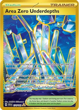 Area Zero Underdepths - 174/142 174 - SV07 Stellar Crown Holofoil - Poke-Collect