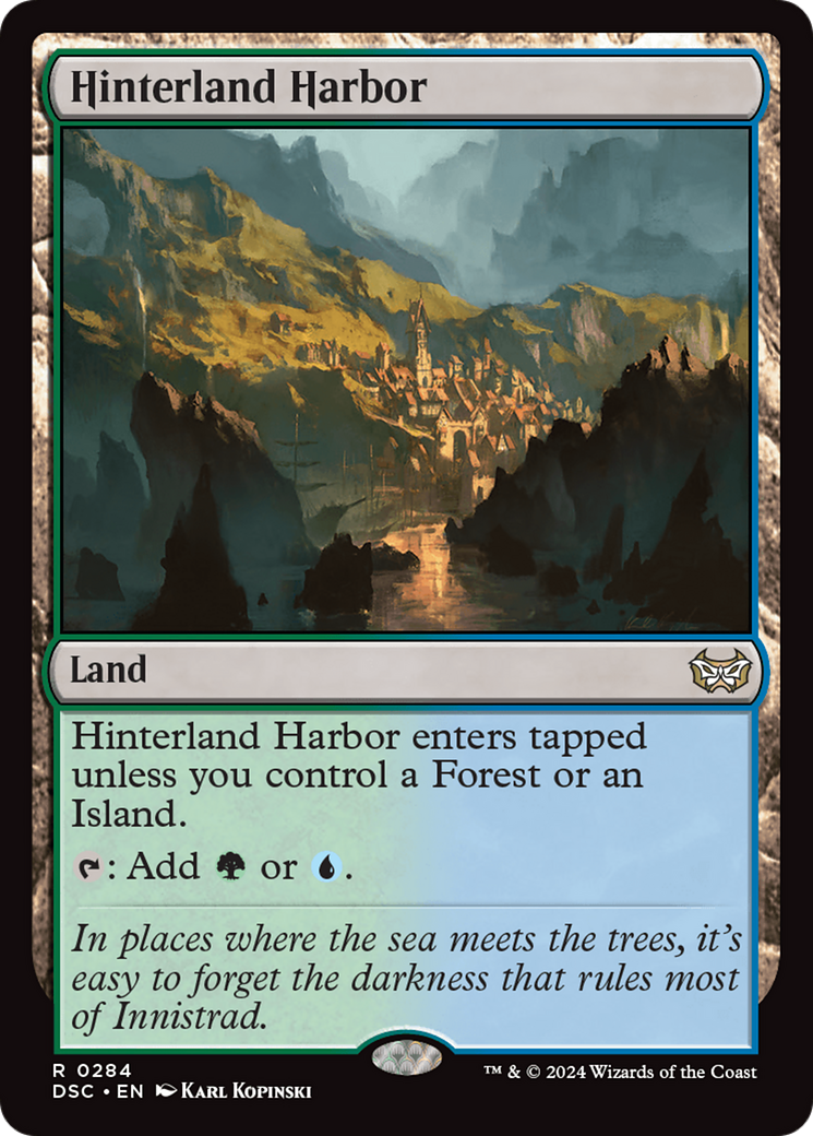 Hinterland Harbor (DSC-284) - Duskmourn: House of Horror Commander - Poke-Collect
