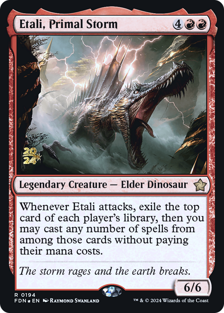 Etali, Primal Storm (PRE-194) - Foundations Promos Foil - Poke-Collect