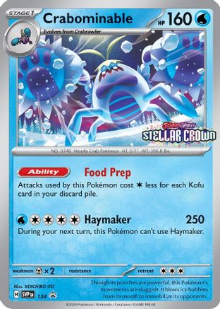 Crabominable - 134 134 - SV Scarlet & Violet Promo Cards Holofoil - Poke-Collect