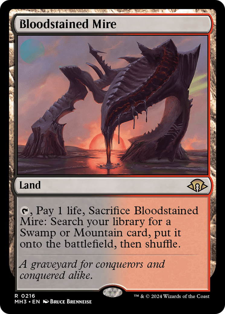 Bloodstained Mire (MH3-216) - Modern Horizons 3 - Poke-Collect