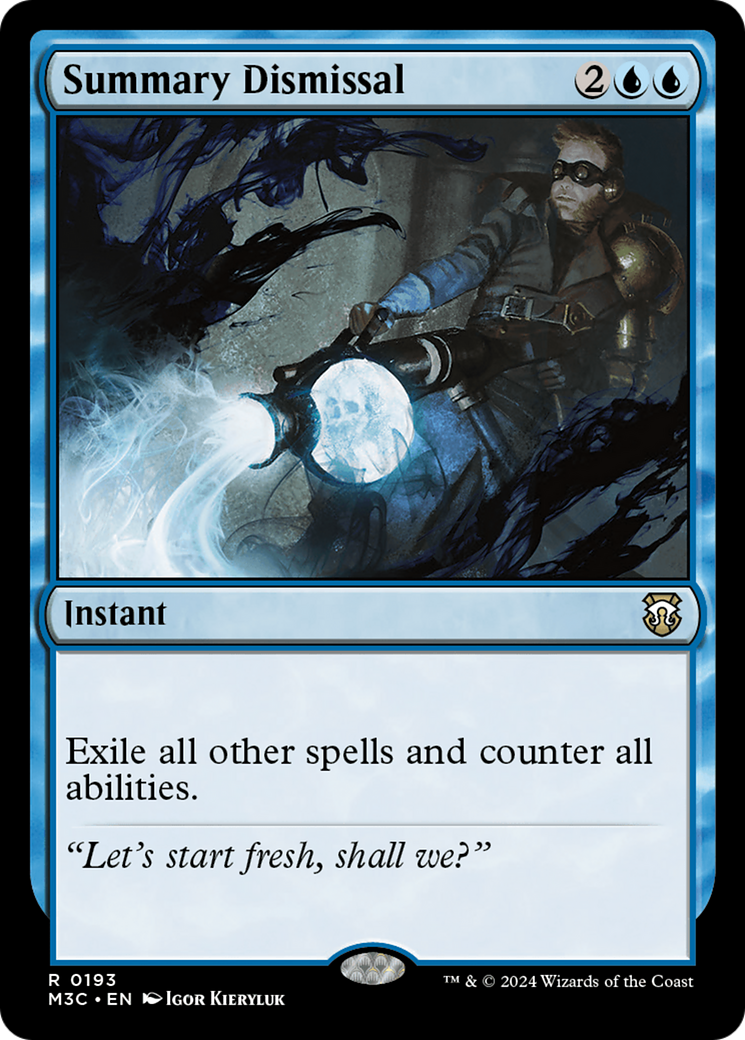 Summary Dismissal (M3C-193) - Modern Horizons 3 Commander - Poke-Collect