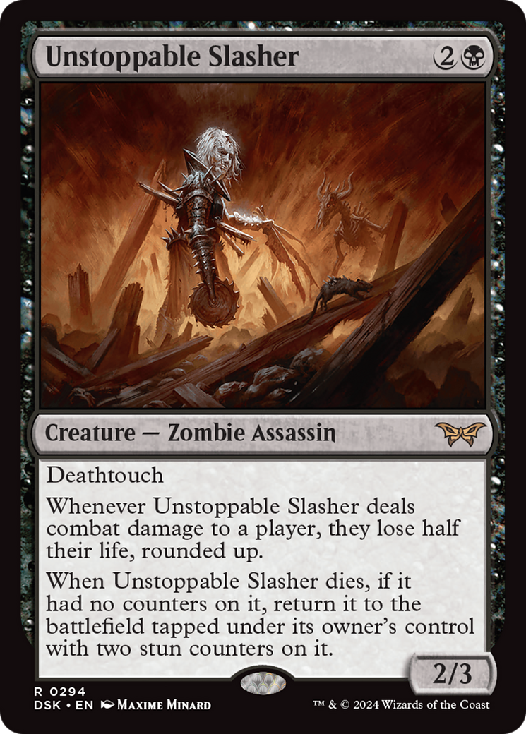 Unstoppable Slasher (DSK-294) - Duskmourn: House of Horror Foil - Poke-Collect