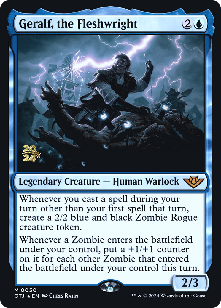 Geralf, the Fleshwright (PRE-050) - Outlaws of Thunder Junction Promos Foil - Poke-Collect