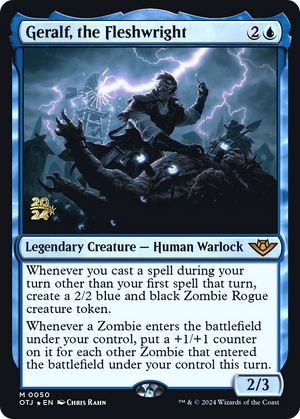 Geralf, the Fleshwright (PRE-050) - Outlaws of Thunder Junction Promos Foil - Poke-Collect