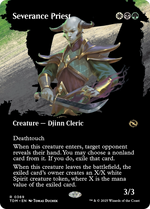 Severance Priest (TDM-369) - Tarkir: Dragonstorm: (Showcase) (Borderless) Foil - Poke-Collect