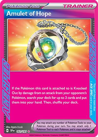 Amulet of Hope 162 - SV08 Surging Sparks Holofoil - Poke-Collect