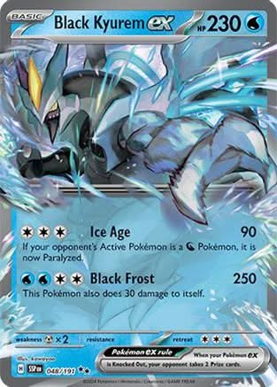 Black Kyurem ex 48 - SV08 Surging Sparks Holofoil