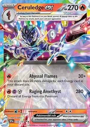 Ceruledge ex 36 - SV08 Surging Sparks Holofoil