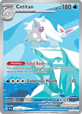 Cetitan - 201/191 201 - SV08 Surging Sparks Holofoil - Poke-Collect