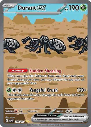 Durant ex - 236/191 236 - SV08 Surging Sparks Holofoil - Poke-Collect