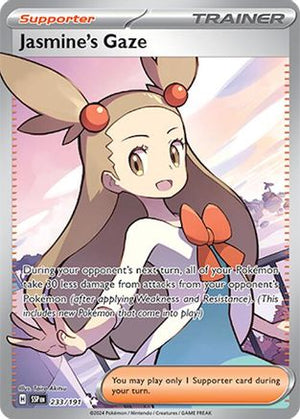 Jasmine's Gaze - 233/191 233 - SV08 Surging Sparks Holofoil - Poke-Collect