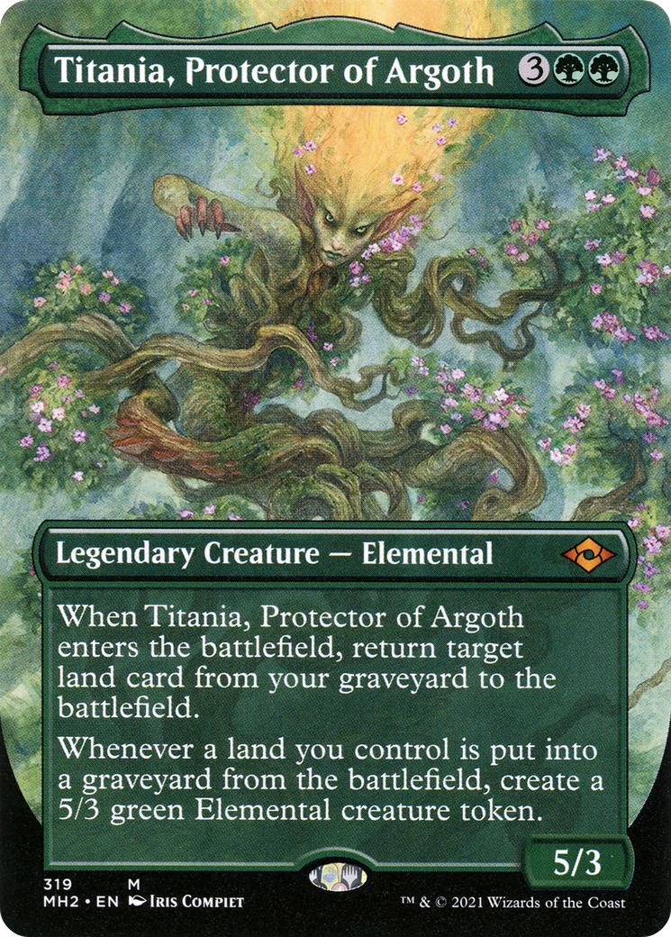 Titania, Protector of Argoth (MH2-319) - Modern Horizons 2 (Borderless) - Poke-Collect