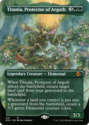 Titania, Protector of Argoth (MH2-319) - Modern Horizons 2 (Borderless) - Poke-Collect