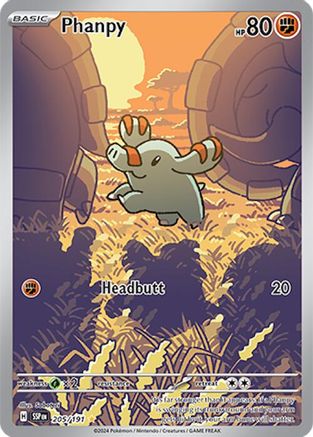 Phanpy - 205/191 205 - SV08 Surging Sparks Holofoil - Poke-Collect