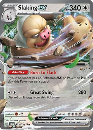 Slaking ex 147 - SV08 Surging Sparks Holofoil - Poke-Collect