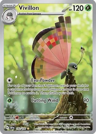 Vivillon 193 - SV08 Surging Sparks Holofoil