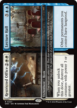 Restricted Office // Lecture Hall (PPDSK-227) - Duskmourn: House of Horror Promos - Poke-Collect