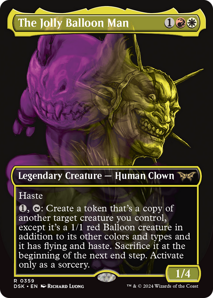 The Jolly Balloon Man (DSK-359) - Duskmourn: House of Horror (Borderless) - Poke-Collect