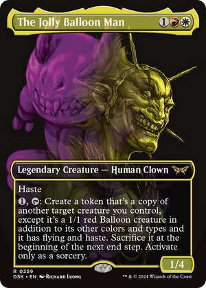 The Jolly Balloon Man (DSK-359) - Duskmourn: House of Horror (Borderless) - Poke-Collect